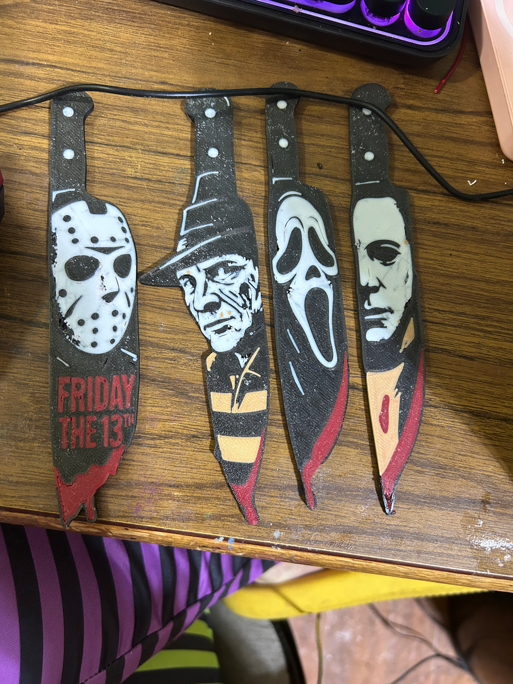 Horror Villian 3D knives