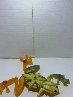 70's Frog Decor - 3-D Casting and Candles