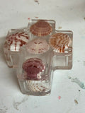 Seashell Cross Trinket Dish