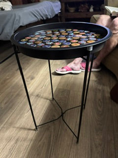 Beer Cap Resin Table for Man Cave or Beer Enthusiast