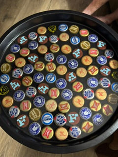 Beer Cap Resin Table for Man Cave or Beer Enthusiast