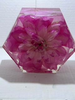 Floral Hexagon Shaped Room Decor