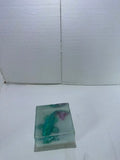 Cube with Fish Paperweight