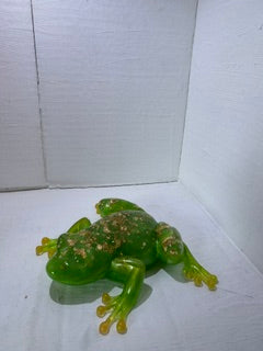 Resin Frog with Gold Flake