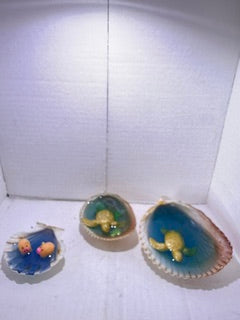 Whimsical Seashell Figurines