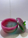 Apple Trinket Dish with Lid - 3-D Casting and Candles
