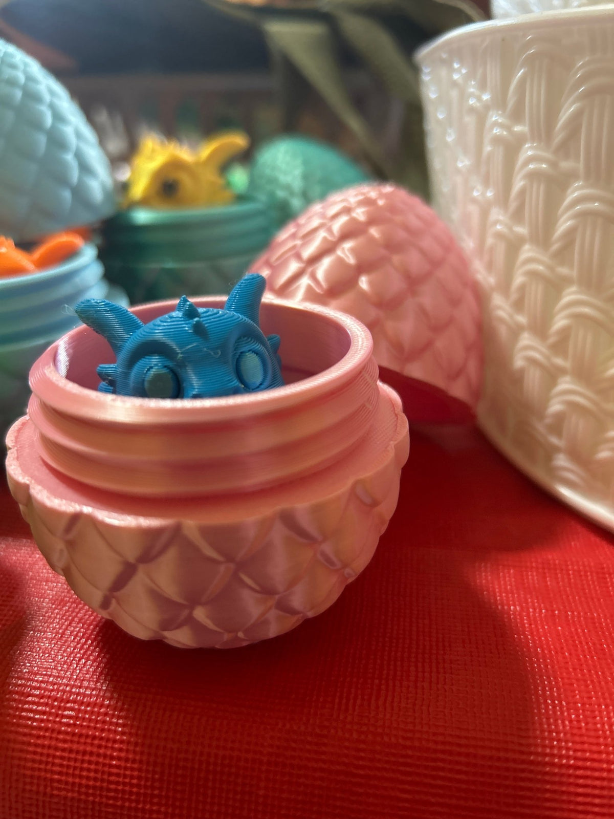Dragon with Egg - 3-D Casting and Candles