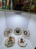 Famous Horror Characters Coasters - 3-D Casting and Candles