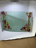 Floral Serving Tray - 3-D Casting and Candles