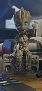 Groot 3D Figurine - 3-D Casting and Candles