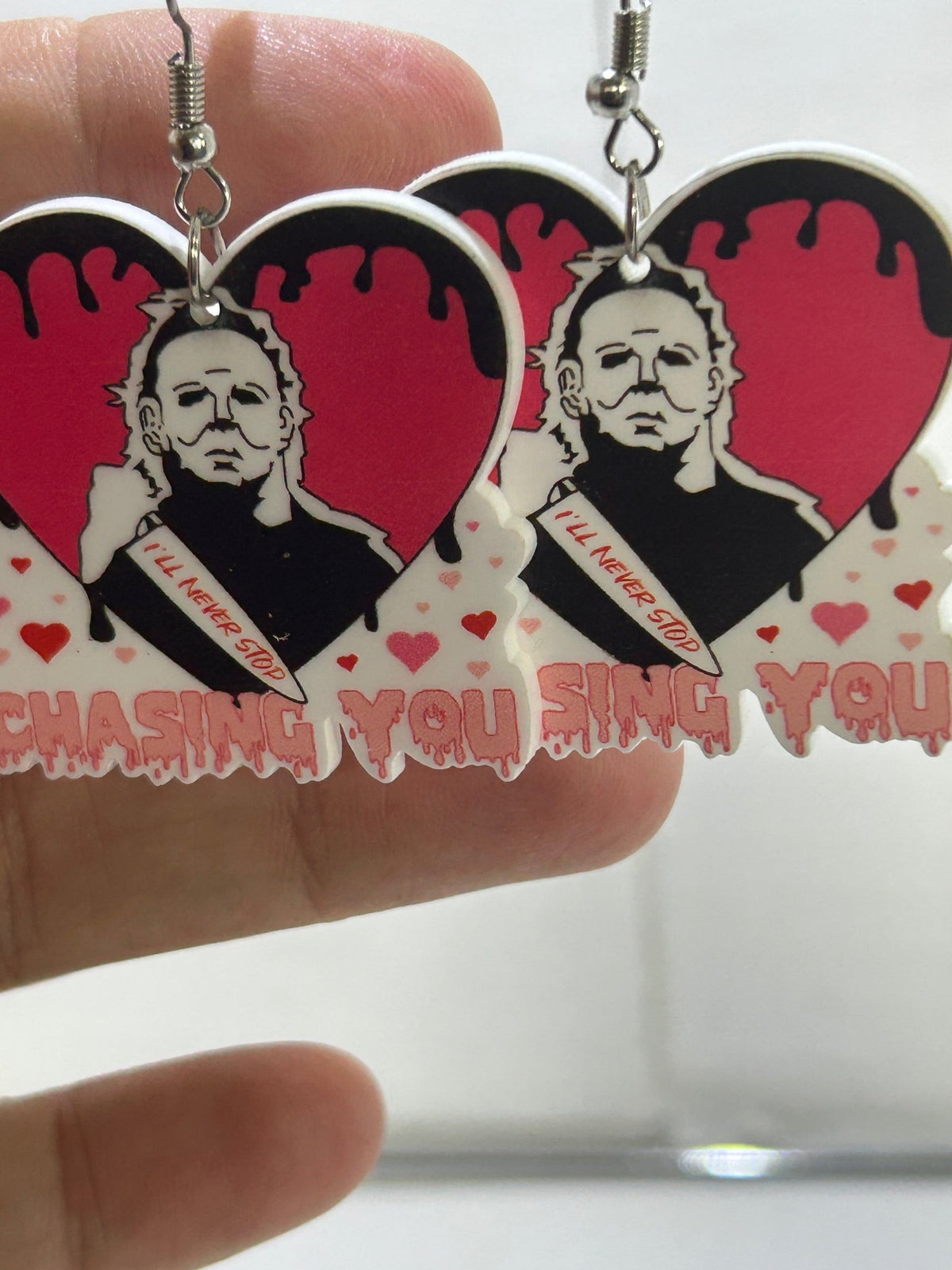 Horror Earrings - 3-D Casting and Candles