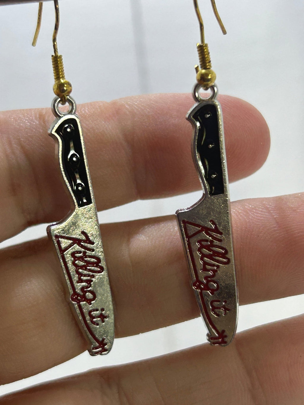 Horror Earrings - 3-D Casting and Candles