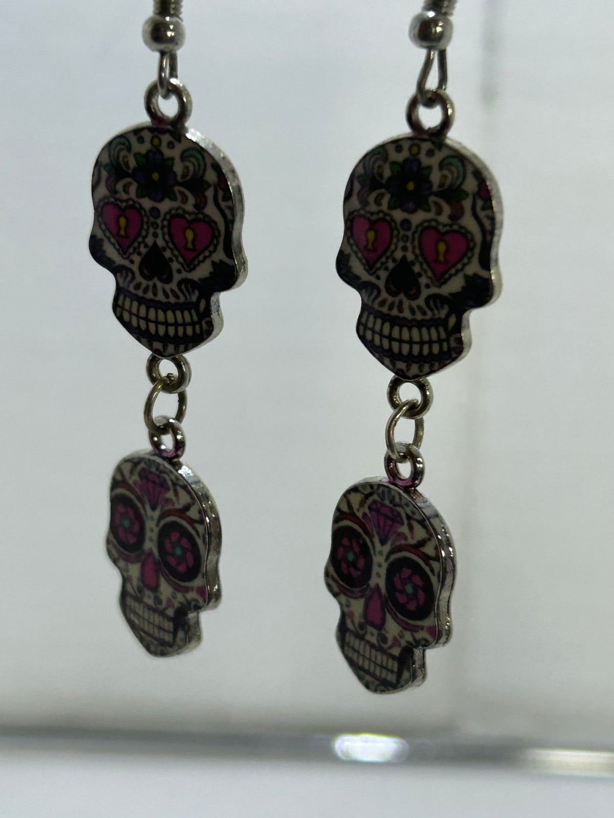 Horror Earrings - 3-D Casting and Candles