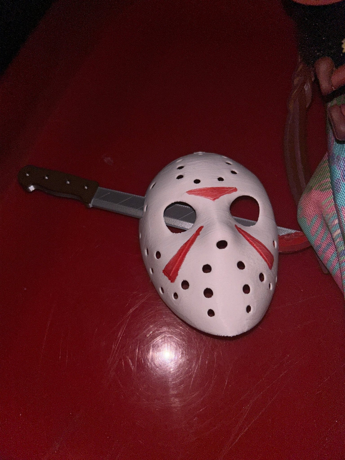 Jason Voorhees Hair Pin - 3-D Casting and Candles