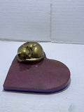 Personalized Dog or Cat Memorial Piece - 3-D Casting and Candles