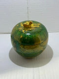 Poison Apple Trinket dish with Lid - 3-D Casting and Candles
