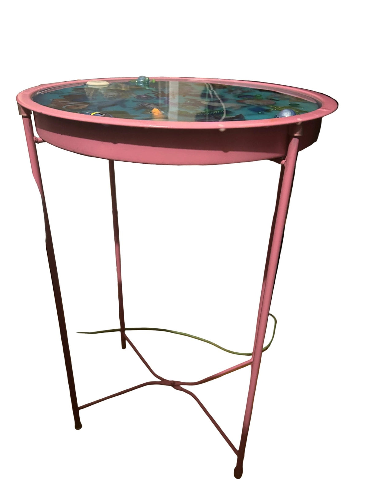 Resin Ocean Side Table - 3-D Casting and Candles
